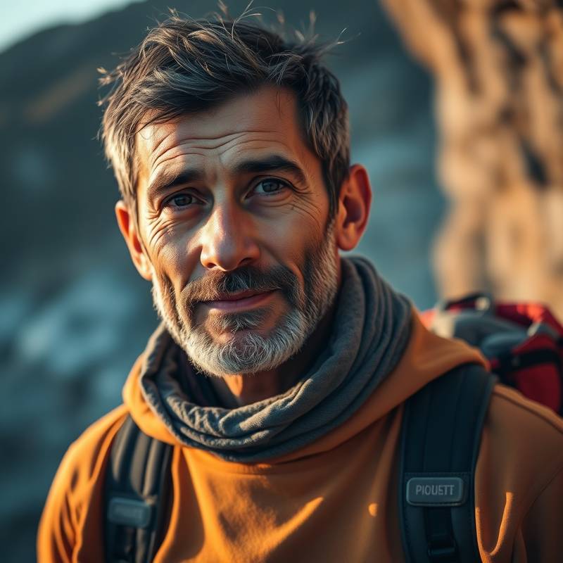Javier López, guía de escalada y experto en seguridad
