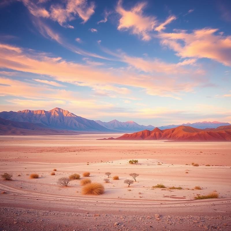 Paisaje desértico del Desierto de Atacama
