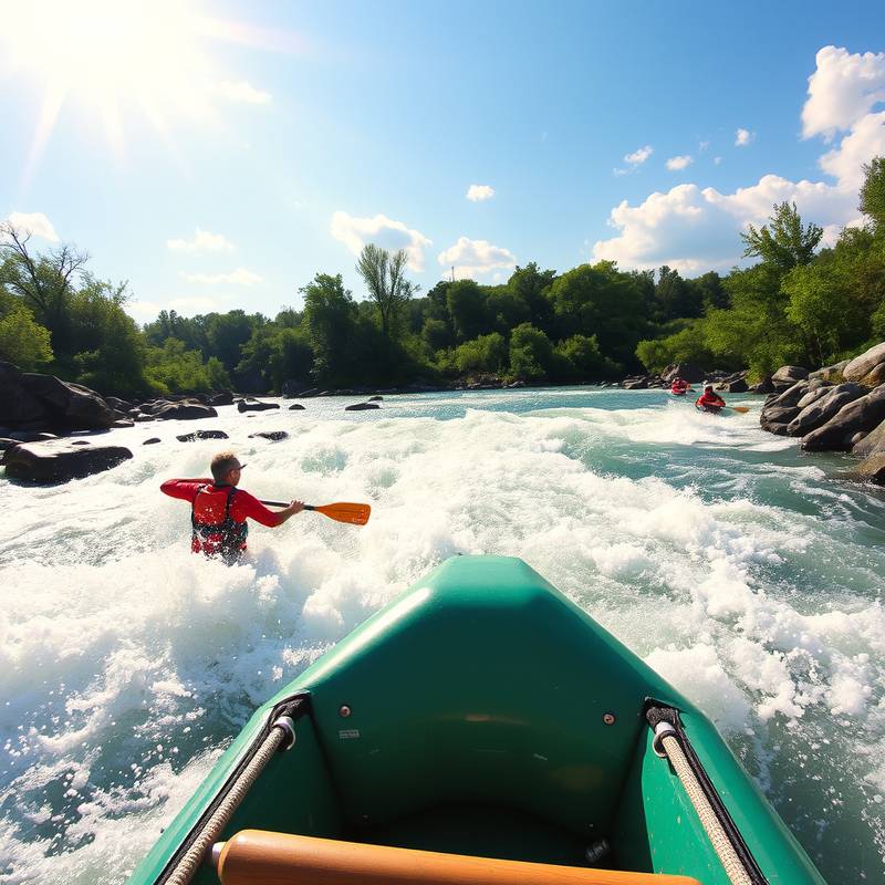 Rafting en el río